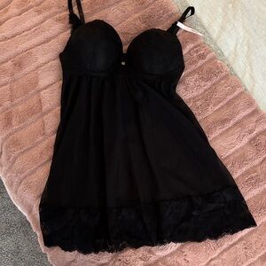 NEVER WORN, with tags Black Lace lingerie set